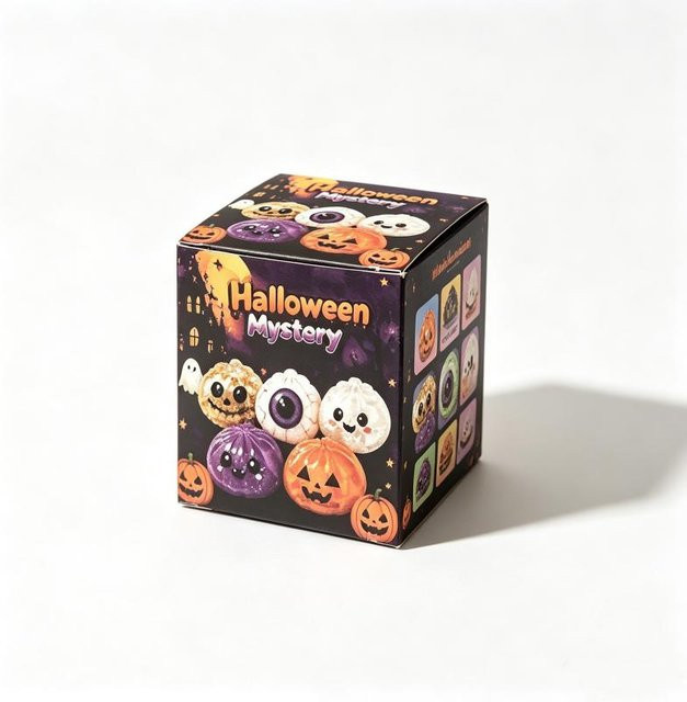 Binchi Outdoor Equipment Halloween Knödel-Quetschspielzeug, 8,5 cm, black - Bild 1