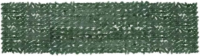 vidaXL Balkon-Sichtschutz künstliche Hecke in Dunkelgrün, B/H: 400 x 100 cm - Bild 1
