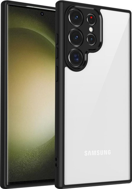 Transparente Acryl Handyhülle mit mattem Finish für Samsung Galaxy S25 S24 S23 S22 S21 Plus Ultra FE A56 A35 A55 A16 A06 in Beige - Bild 1
