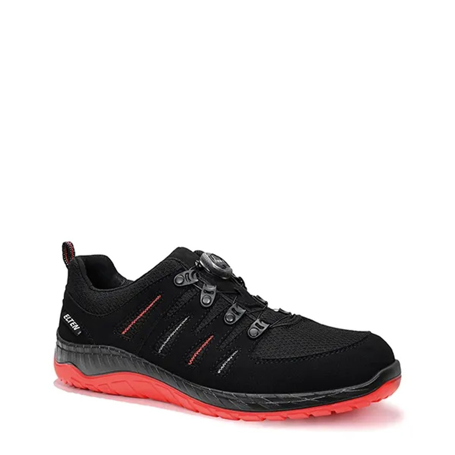 Elten Sicherheitshalbschuh Maddox Boa S3 ESD in Schwarz-Rot - Bild 2