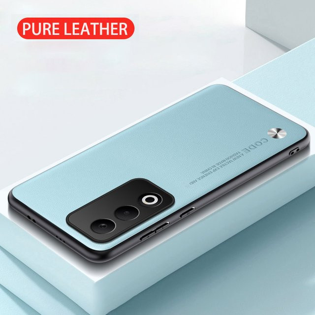 Stoßfeste PU-Ledertasche in Blau für Nothing CMF Phone 1, 2, 2A Plus und 3A Pro mit Silikon-Linsenschutz - Bild 1