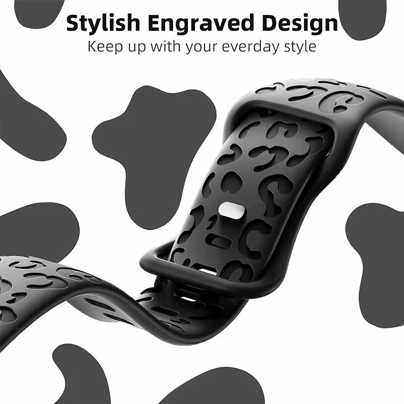 NEY Uhrenarmband Silikon, Schwarz, Unisex, 20/22 mm - Bild 2
