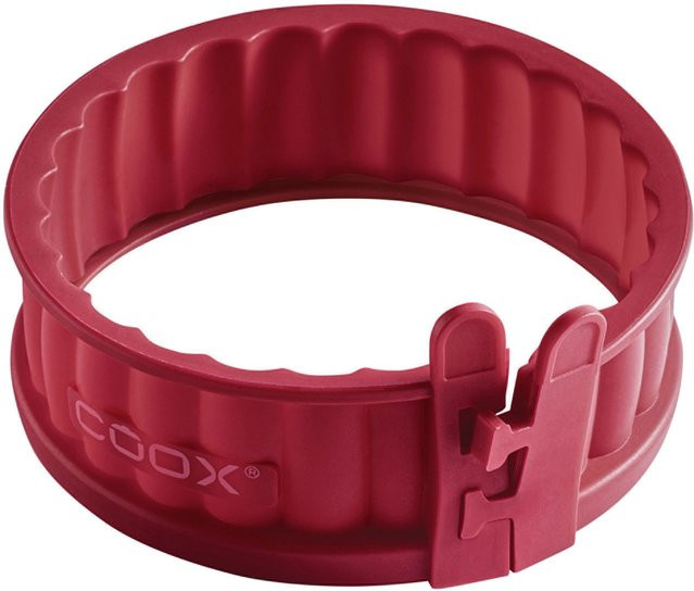 COOX Quicheform mit Glasboden in Rot, Durchmesser: 12 cm - Bild 1