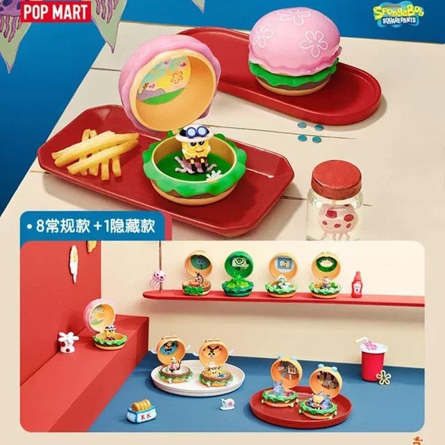 POP MART SpongeBob Krabby Patty Serie Blind Box, Anime-Figur - Bild 1