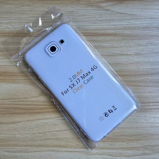Transparente TPU-Handyhülle für Samsung Galaxy J7 Max 4G in klar mit 2,0 mm Stärke - Bild 1