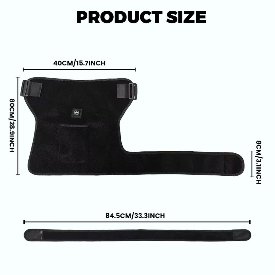 DearBeauty Hüftstützbandage mit Massagegerät, Schwarz, Unisex - Bild 6