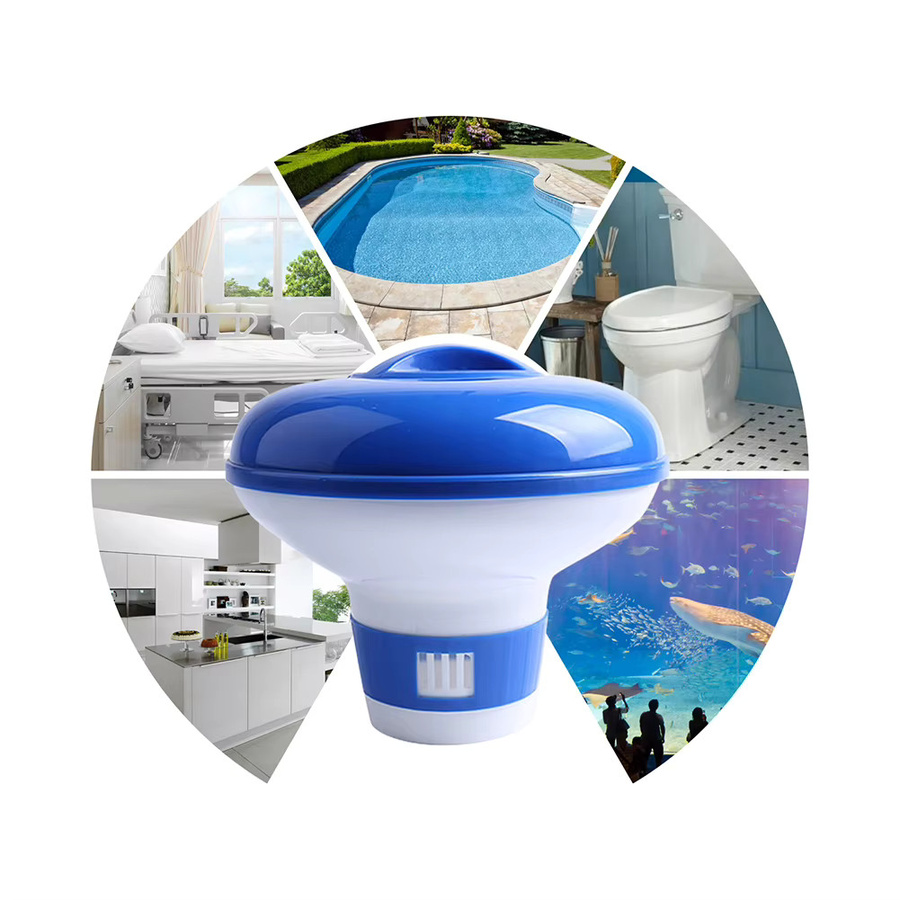 APWIKOGER Schwimmbad Chlor Floater in Blau zur automatischen Wasserdesinfektion und Dosierung von Reinigungstabletten - Bild 5