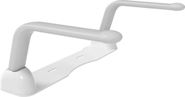 Swiss Aqua Technologies Klappbare Aufstehhilfe für Stand-WCs in Weiß und Blau, B/T/H: 40 x 40 x 55 cm - Bild 1