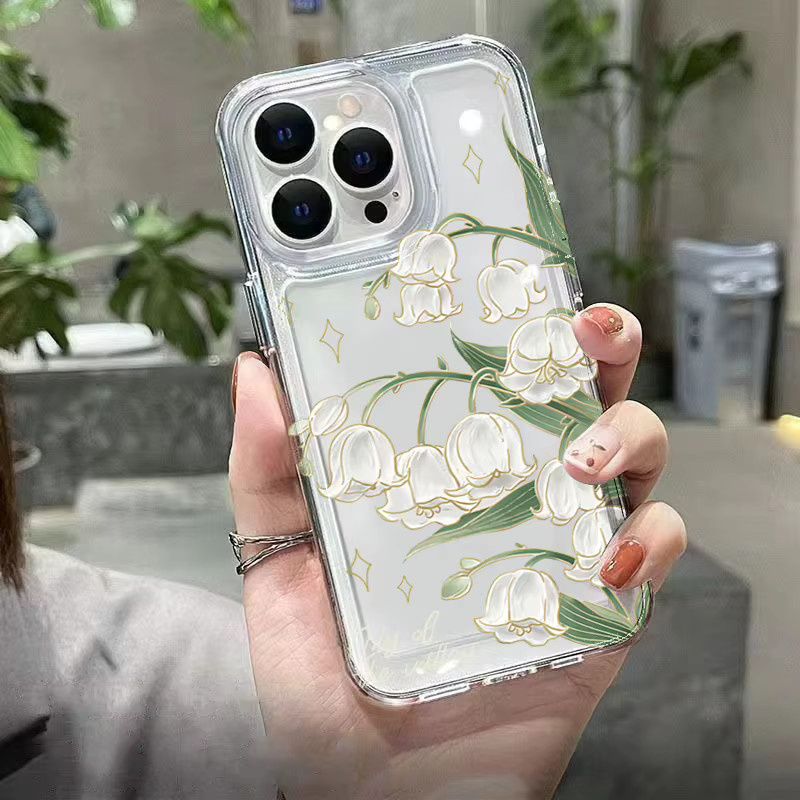 Transparente Handyhülle mit weißen Tulpen für Samsung Galaxy S26 S25 S24 S23 S22 S21 Ultra FE Plus und weitere Modelle - Bild 5