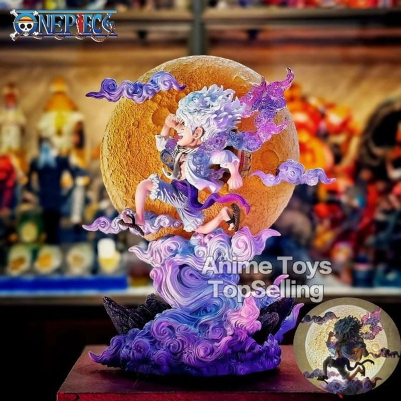 Bandai One Piece Anime Figur Moon Nika Luffy Actionfigur aus Kunststoff, mehrfarbig, Höhe: 13,5 cm - Bild 1