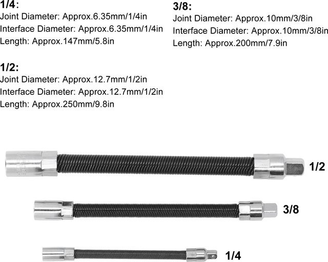 WALFRONT Flexibler Magnetischer Bithalter aus Federstahl in Schwarz - Bild 1