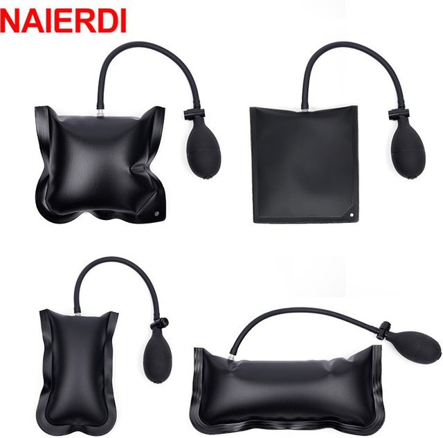 NAIERDI Air Wedge Bag 3-teiliges professionelles Nivellierungsset in Schwarz zur Fensterreparatur und als Schlosserzubehör - Bild 1
