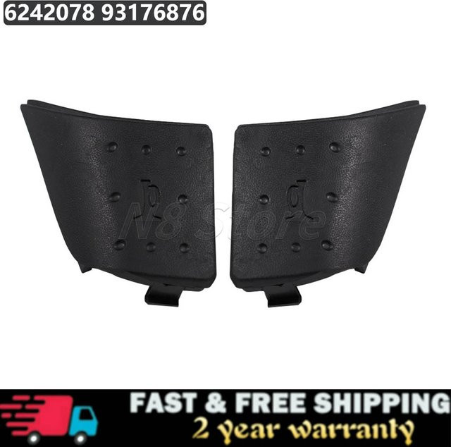 Lenkrad-Hupenknöpfe Abdeckungen für Vauxhall Opel Corsa C, Tigra B und Meriva A, Farbe: Schwarz, Artikelnummer: 6242078 - Bild 1