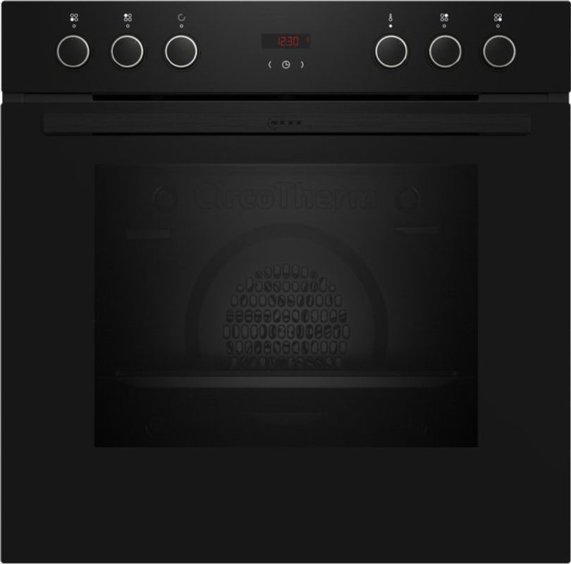 Neff HMK220 Herdset mit Induktionskochfeld und Einbaubackofen in Schwarz und Edelstahl - Bild 2