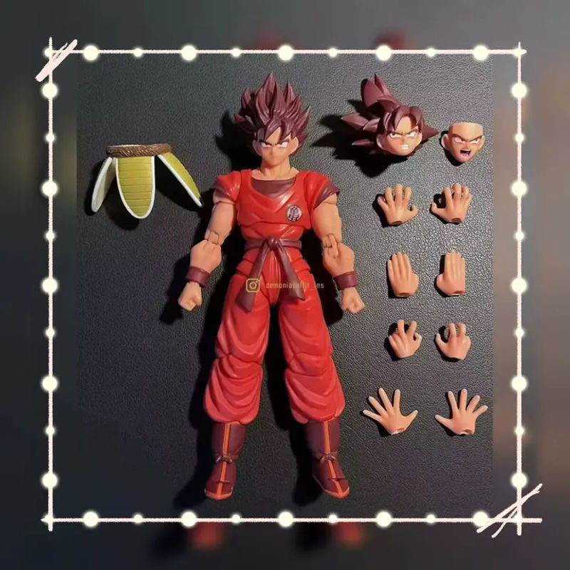 Bandai Dragon Ball Wukong SHF Crimson Martial Arts Actionfigur in Rot, Höhe: 14,5 cm - Bild 6