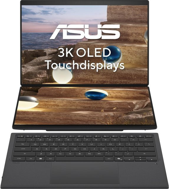 ASUS Zenbook Duo UX8407AA-SN262W Notebook in Moher Gray mit 14 Zoll 3K OLED Touch Display, Intel Core Ultra 9 386H, 32 GB RAM und 1 TB SSD - Bild 2