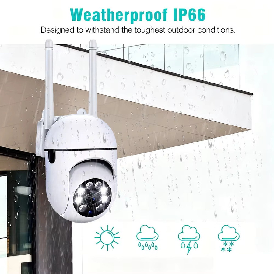 390EYES Jaxcam WLAN PTZ-Innenkamera mit 5MP Auflösung, Bewegungserkennung, automatischer Verfolgung und Zwei-Wege-Audio in Weiß - Bild 5