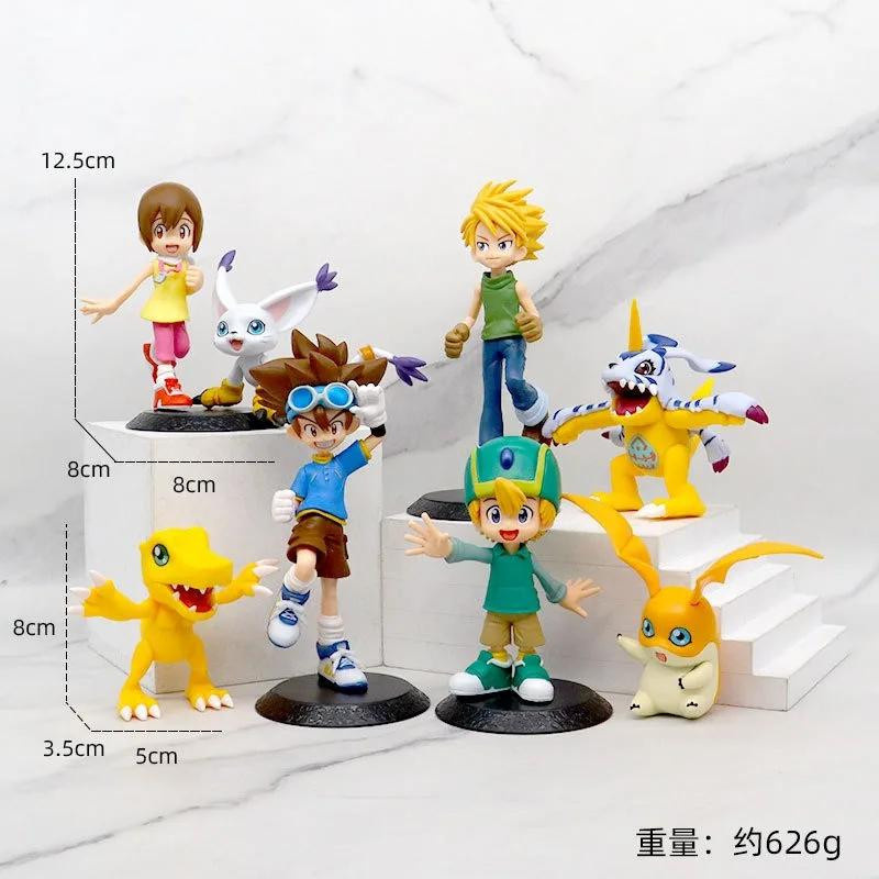 Fashnics Digimon Adventure Anime-Figuren Set aus PVC, Multicolor, Höhe: 8,0 cm - Bild 4