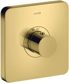 Hansgrohe ShowerSelect HF UP-THM Duschset Softcube mit Thermostat und Safety Stop in Polished Gold Optik - Bild 1