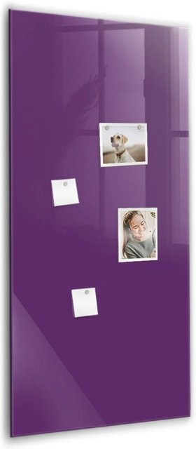 Tulup Glas Magnettafel Violett B: 120 cm, H: 60 cm - Bild 1