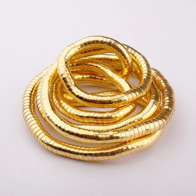LinsooMee Schlangenkette, Legierung, Gold, Damen - Bild 1