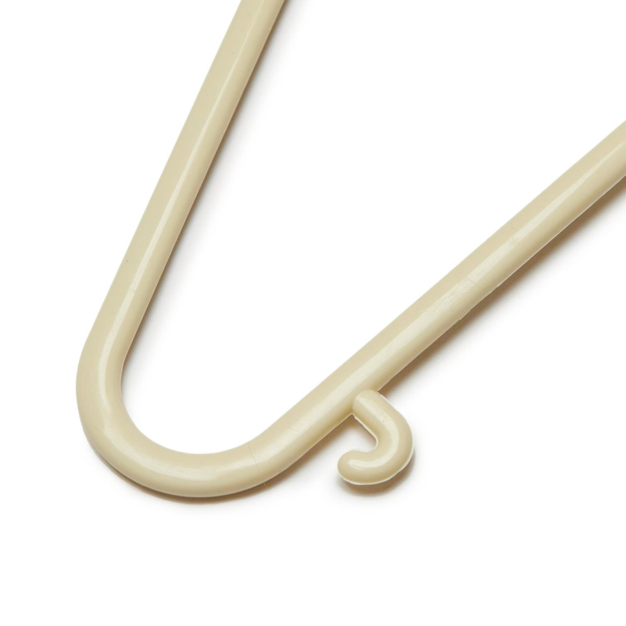 Bieco Kinder Kleiderbügel mit Kleiderstange in Beige, 8 Stück - Bild 1