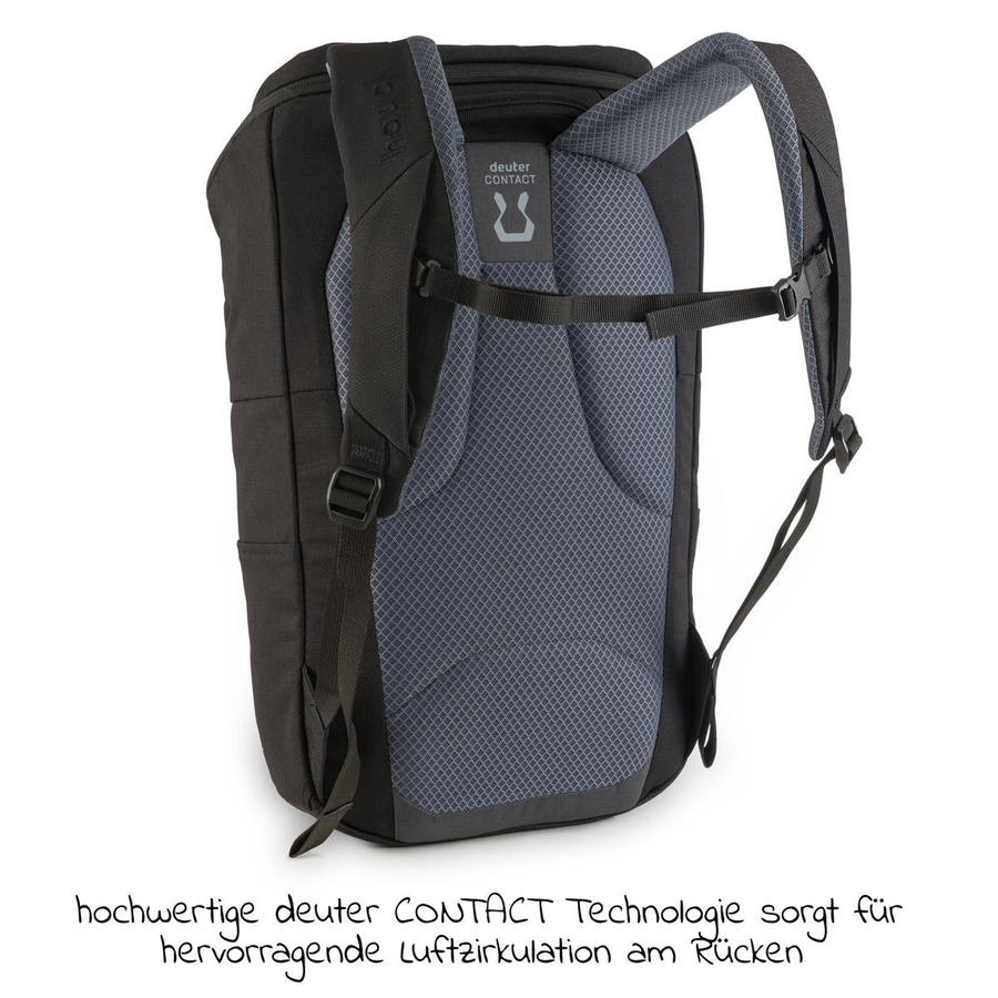 Hauck Wickelrucksack Deuter Pack N Walk in Schwarz - Bild 7