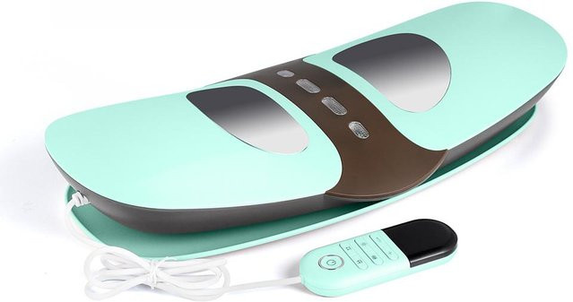 Foreverlily Elektrischer Lendenwirbelsäulen-Traktions-Massager mit verstellbarer Vibration zur Schmerzlinderung in Weiß - Bild 1