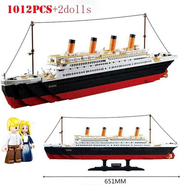 BELA Titanic RMS Kreuzfahrtschiff, Bausteine, ab 6 Jahren, schwarz - Bild 1