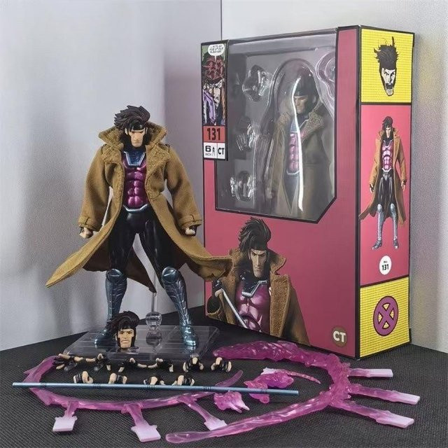 Mafex Marvel Comics X-Men Gambit Actionfigur - Bild 1