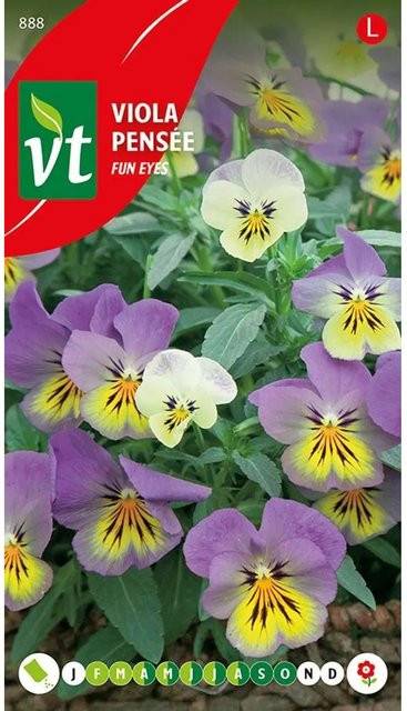 Arborix Mini-Augen Samen für kleine Blüten, 0,2 g - Bild 1