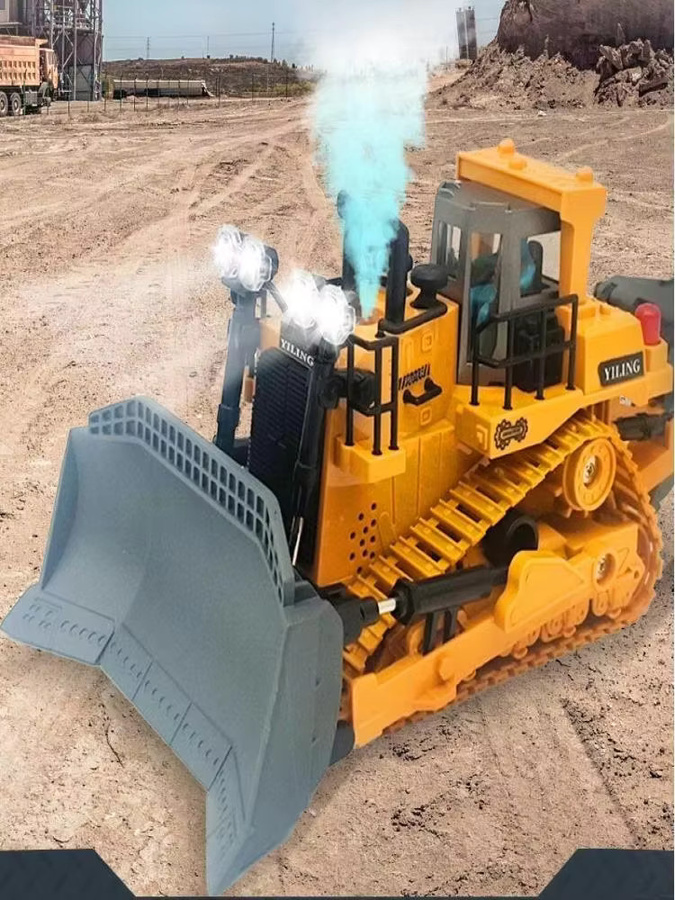 CONUSEA Bulldozer, RC Traktor, Metall, Gelb - Bild 5