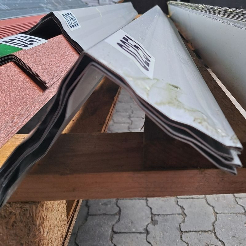 Aluminium-Blech Friedrich von Lien AG in Weißaluminium RAL 9006, Länge: 2,00 m - Bild 1