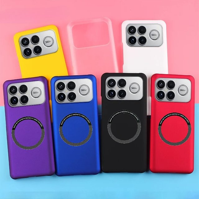 Xiaomi Schutzhülle für Poco F8 und Poco F7 Pro Ultra, Magnetisches Laden, Stoßfest, Einfarbig, Gelb - Bild 1