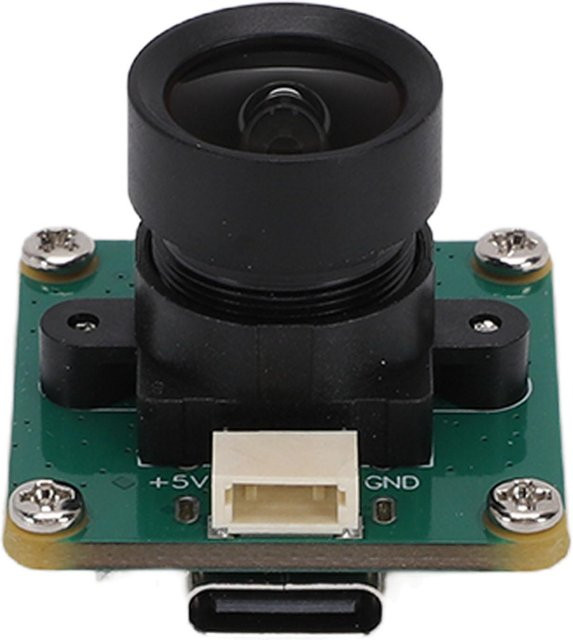 Fishine 2MP USB-Kameramodul mit 96 Grad Weitwinkel, OV2735-Sensor und USB-C Anschluss, Schwarz - Bild 1