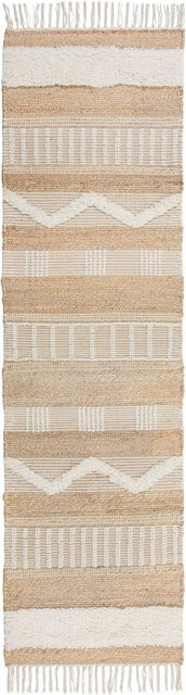Jute Läufer WHARFE von Kadima Design in Braun-Beige, B/T: 60 x 230 cm - Bild 1