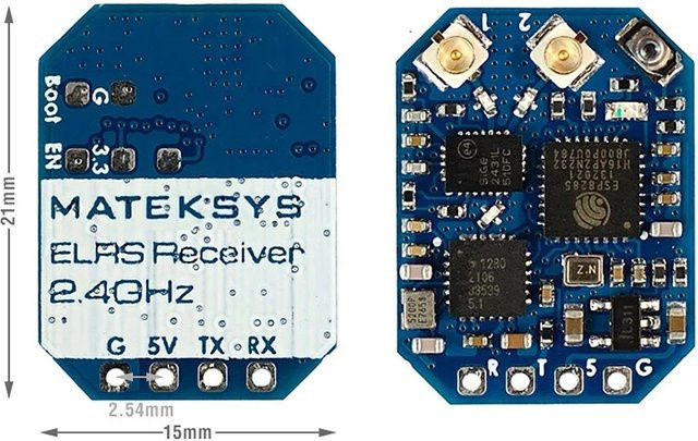 Mateksys ExpressLRS ELRS-R24-D Nano Empfänger, 2,4 GHz - Bild 1