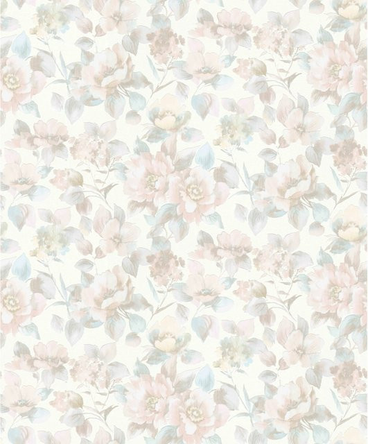 Erismann Vliestapete Charisma in Rosa mit floralem Blumenmuster, FSC-zertifiziert - Bild 1
