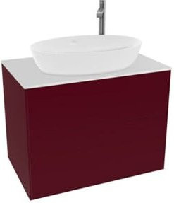 V&B Waschtischunterschrank Finion in Peony Matt, Farbe: Weiß matt, B/T/H: 80 x 50,1 x 60,3 cm - Bild 1