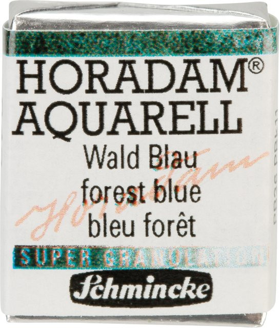 Schmincke HORADAM Aquarellfarbe Waldblau im 1/2 Näpfchen - Bild 1