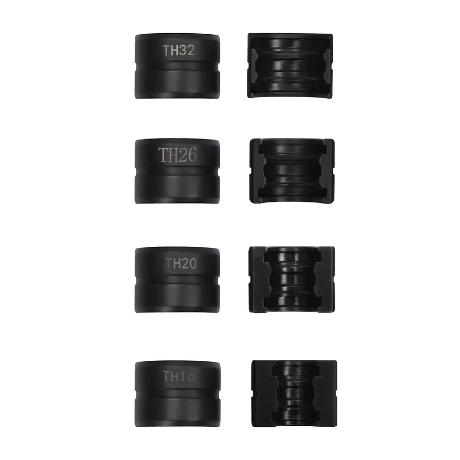 Bymaocar Druckbacken-Set mit Crimpmatrizen und Rohrklemmen für Aluminium-Kunststoffrohre, Größen: 16 mm, 20 mm, 26 mm, 32 mm - Bild 7
