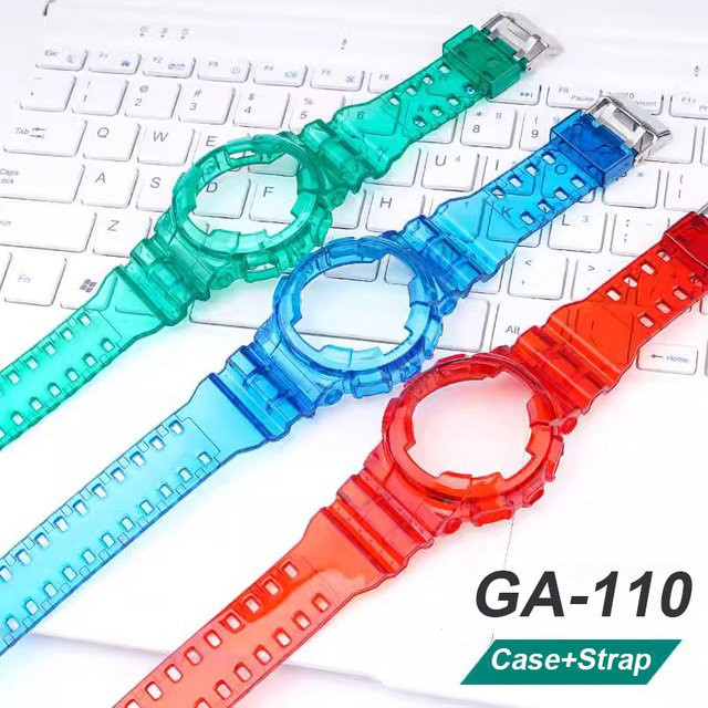 Casio Uhrenarmband Silikon, Transparent, Unisex - Bild 1
