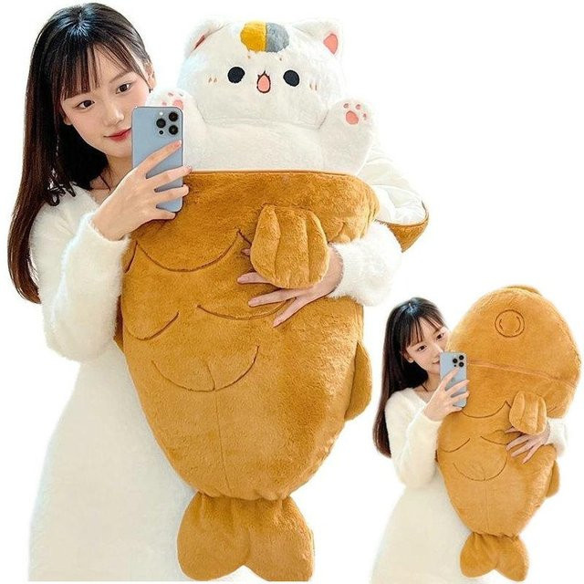 Yiran toy Kawaii Taiyaki Katze Plüschtier, Tiere, Plüsch / Textil, Bunt / Mehrfarbig - Bild 1