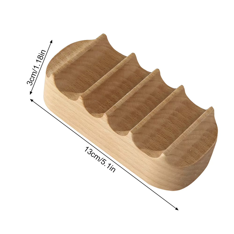 STAWHO Gua Sha Massage Werkzeug Holz, Unisex - Bild 2