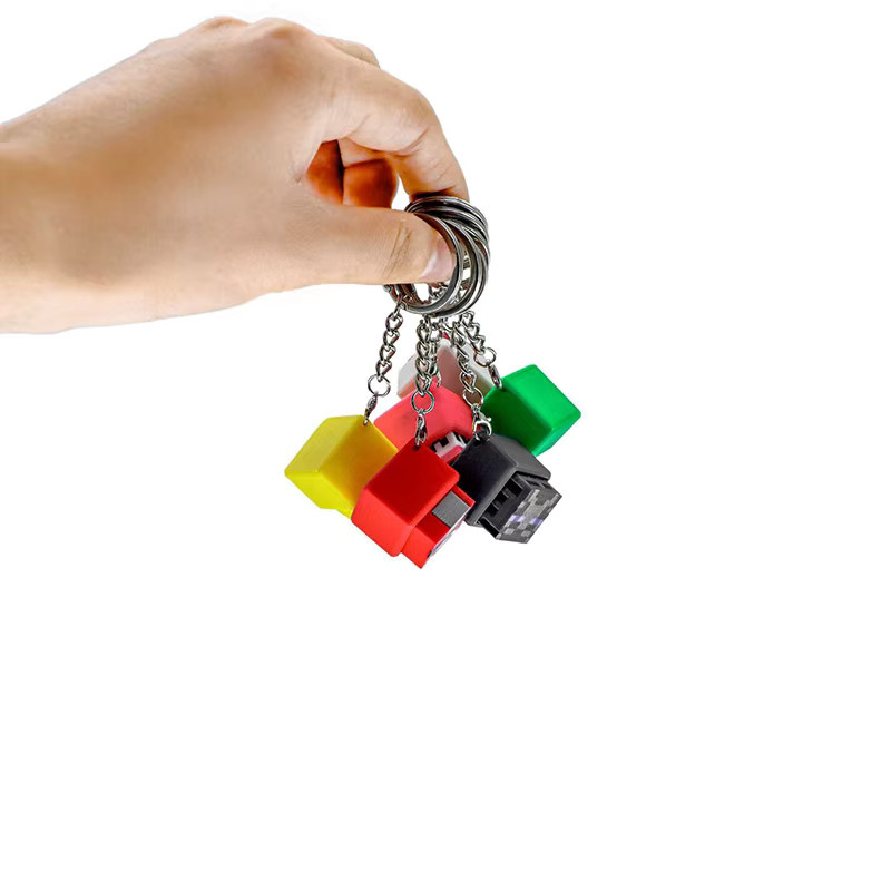 Bandai 3D-Gedruckter Mini-Tastatur-Klicker Schlüsselanhänger, Fidget-Knopf Stressabbau-Spielzeug - Bild 2