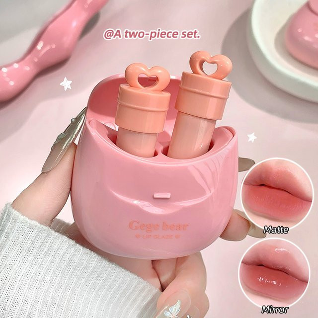 GEGE BEAR Lipgloss Kombination, Zweierpack, Matt - Bild 1