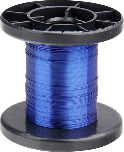 Donau Elektronik Kupferlackdraht blau mit 0,15 mm Durchmesser und 100 m Länge - Bild 1