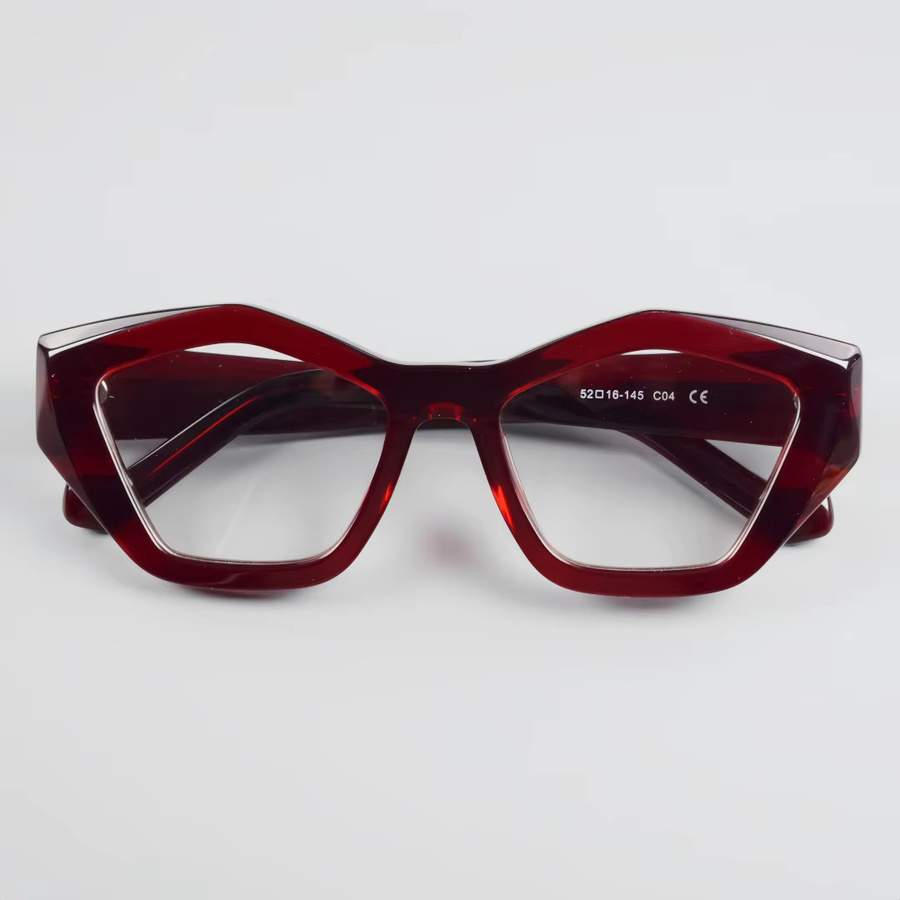 BETSION Lesebrille, Cat-Eye, Acetat, Vollrand, Unisex - Bild 2