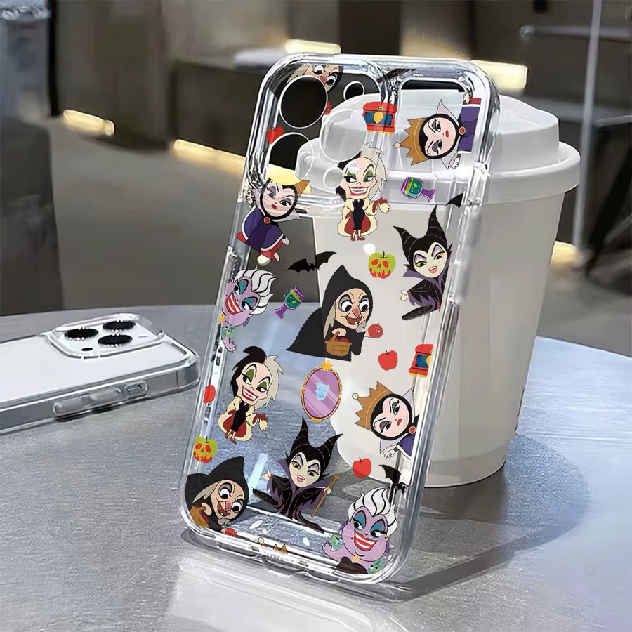 Disney Prinzessin Hexe Bösewicht Handyhülle für Samsung Galaxy S26 S25 S24 S23 S22 S21 Plus Ultra S20 FE 5G aus transparentem TPU - Bild 3