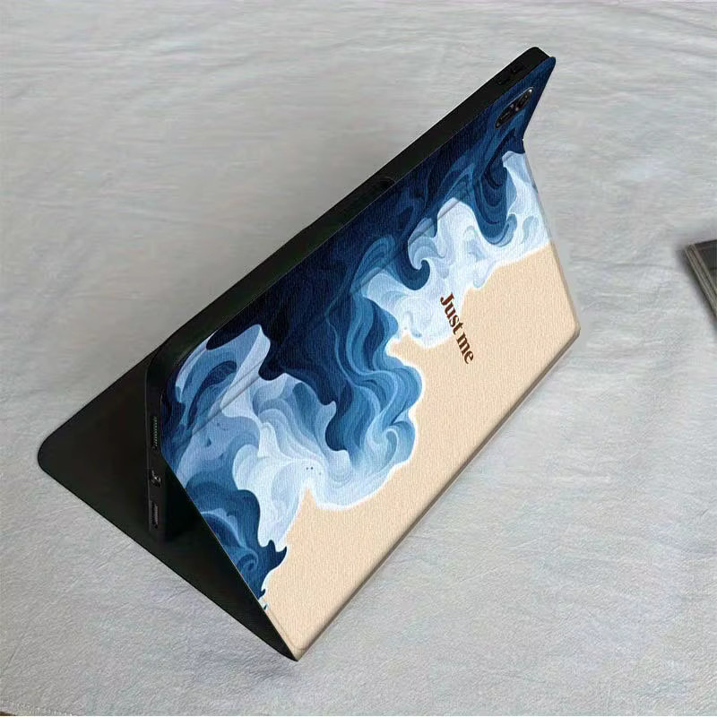 Kunst und Kreativität Wellenmuster Schutzhülle für Honor Magic Pad 13 Zoll - Bild 3